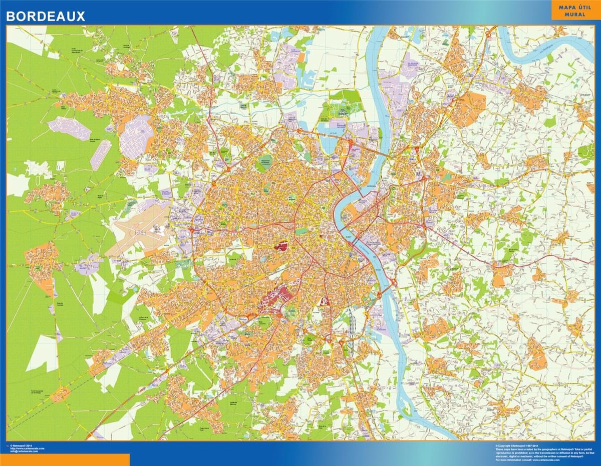 térkép Bordeaux-áruház