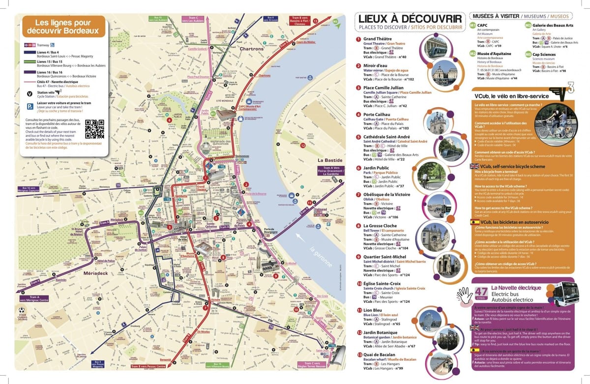 Bordeaux-idegenforgalmi térkép pdf