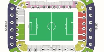 Térkép Bordeaux-stadion