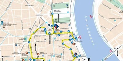 Térkép Bordeaux-i túra
