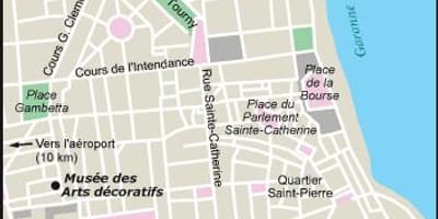 Térkép Bordeaux kert
